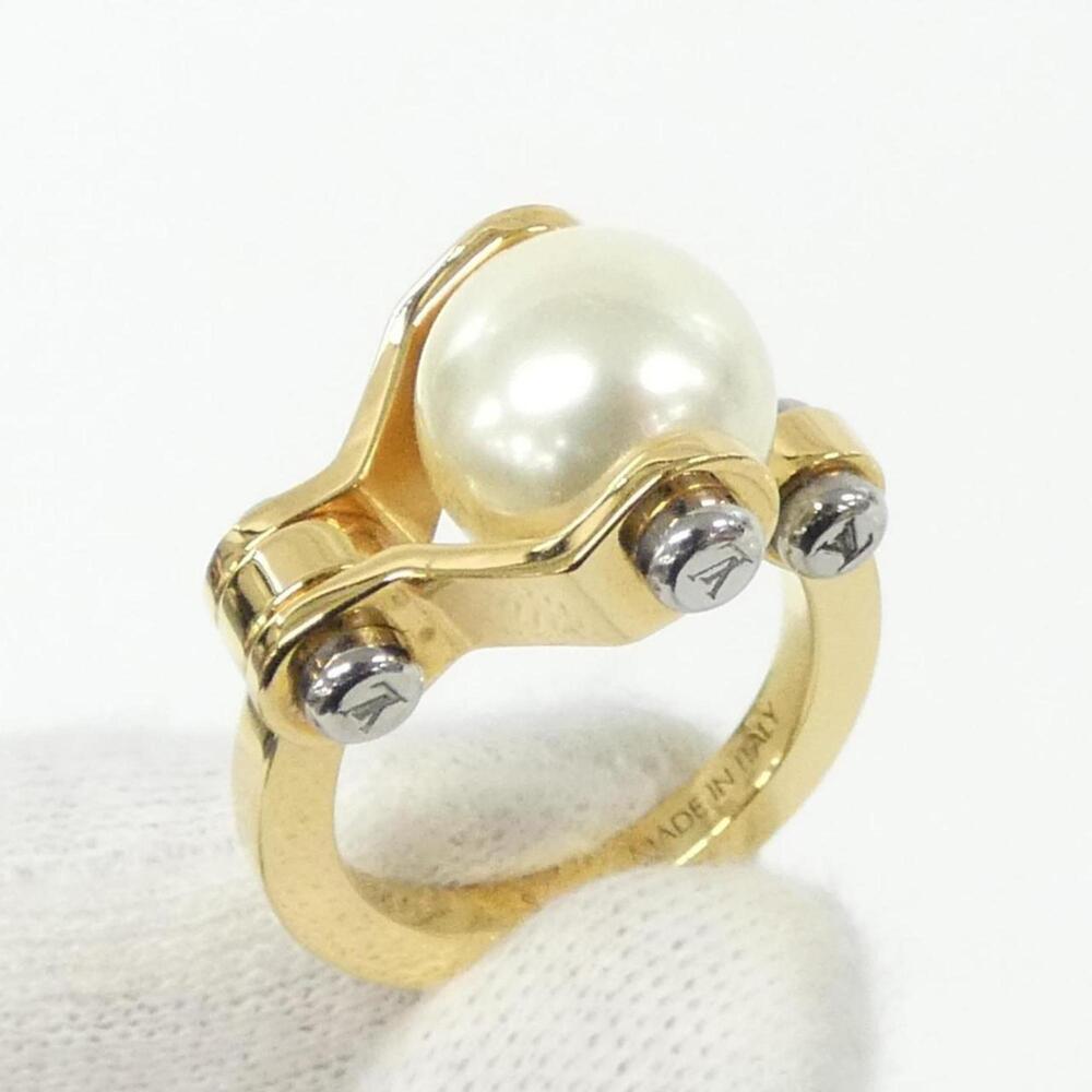 LOUIS VUITTON White Pearl Ring - Picture 3 of 3